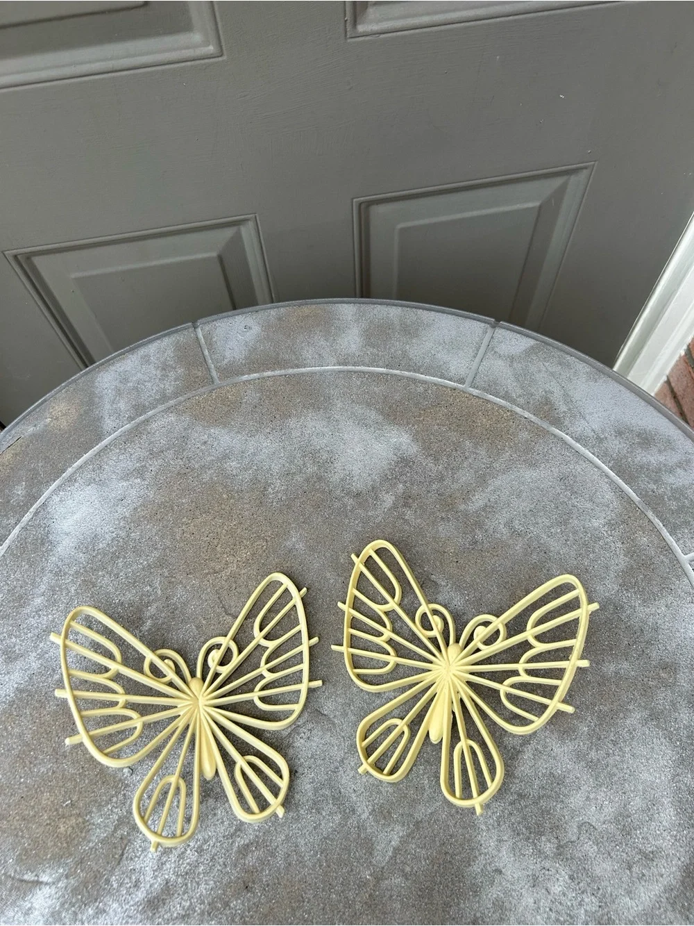 Vintage Home Interior Butterfly Wall Decor Set of 2
